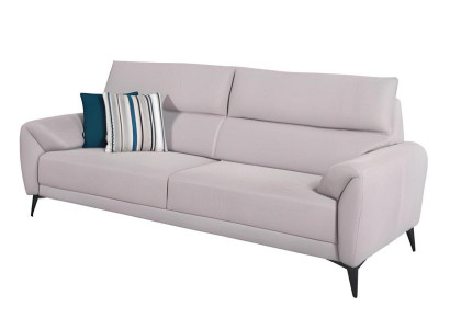 White upholstered sofa designer couches fabric sofas living room seating furniture