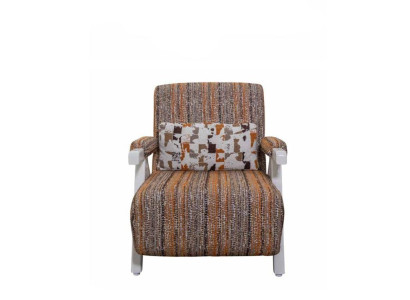 Multicolored Armchair Designer Seat Furniture Luxurious Upholstery Single Seater