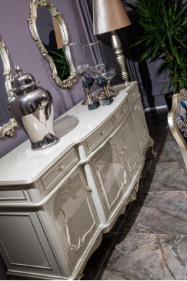 Sideboard Luxury Wardrobe Shelf Sideboard Cabinets Living room Glass cabinet