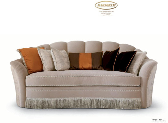 Two-seater Sofa 2 Seater Sofas Luxury Living room Fabric Gray Polyester