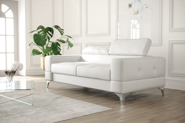 Two-seater Leather Sofa Couch Wood Couch Upholstery Sofa 2 Seater Textile Couches new