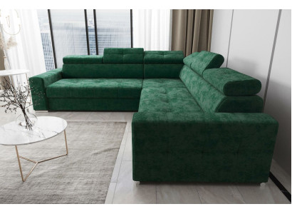 Living room Textile Leather Luxury L-shape Modern Corner sofa Couch Upholstery Sofas new