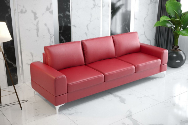 Living room Design Textile 3 Seater White Elegant Modern Sofa Couch Upholstery new