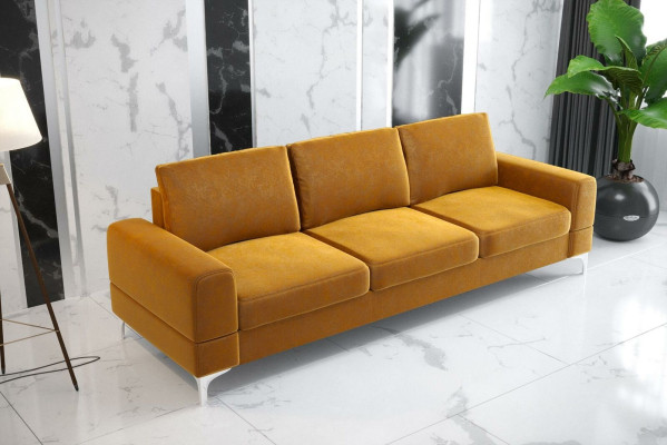 Living room Design Textile 3 Seater White Elegant Modern Sofa Couch Upholstery new