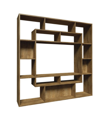 Living room Set Display case Chest of drawers Living walls Chests of drawers Wardrobe Table Furniture Wood 4pcs