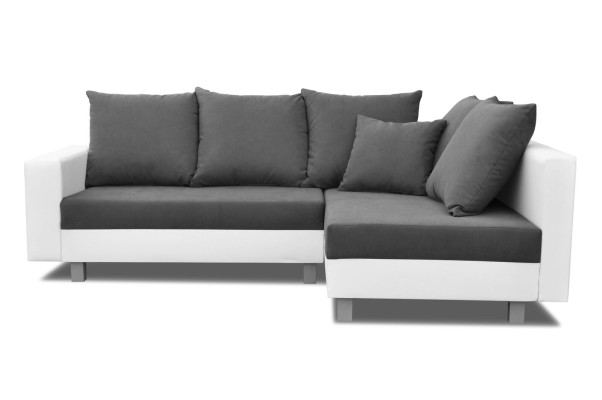 Living landscape Corner sofa L-shape Sofa Design Couch Textile Leather Footstool