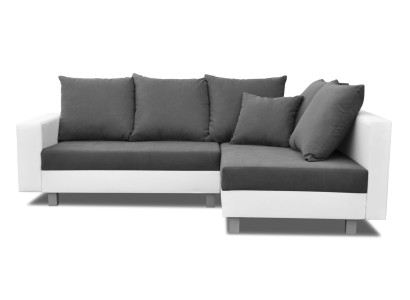Living landscape Corner sofa L-shape Sofa Design Couch Textile Leather Footstool