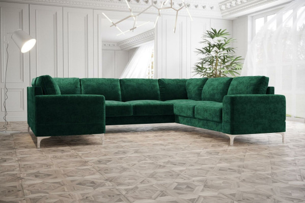 Living landscape upholstered corner sofa couch sofas new living room velvet corner sofa U-shape