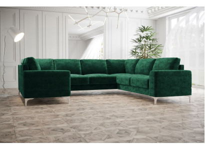 Living landscape upholstered corner sofa couch sofas new living room velvet corner sofa U-shape