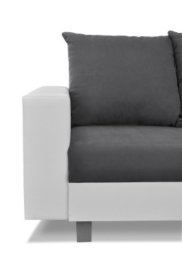 Living landscape Corner sofa L-shape Sofa Design Couch Textile Leather Footstool