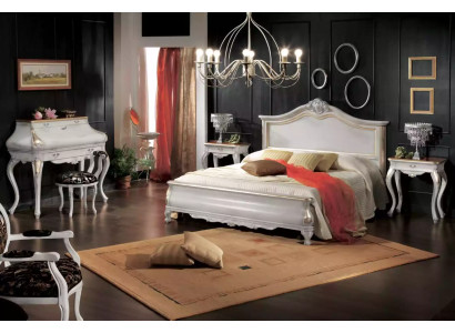 White Bedroom Furniture 2x Bedside tables Dressing table Modern Bed 4pcs