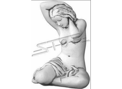 Decorative garden gray antique style woman figure Fine Crete S101023 decorative figure garden