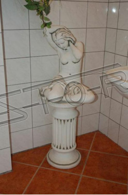 Decorative garden gray antique style woman figure Fine Crete S101023 decorative figure garden
