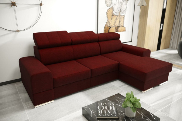 Living landscape Bed function Fabric Corner sofa L-shape Sofa Couch Design Textile Sofas