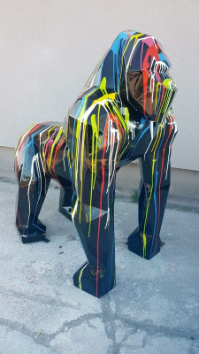 Designer Gorilla Figure Statue Modern Figures Statues Decoration Decoration Garden new