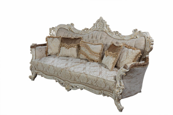 Sofa set Couch set Baroque Rococo style 4 pieces. with coffee table furniture