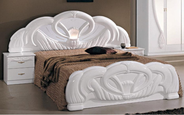 Set Complete's Bedroom Bed Wardrobe Bedside table Mirror Wardrobe 6 pcs. new