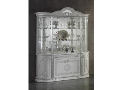 Display case Wood Wardrobe Classic Showcases Wood Cabinets Design Living room Glass