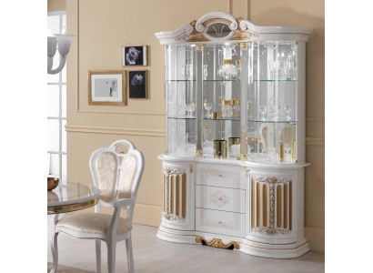 Italian Luxury Furniture xxl Display case dresser cupboard Glass Designer Wardrobe new