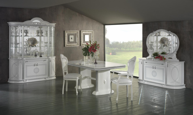 Mirror Chest of drawers Wardrobe Chests of drawers Sideboard Bedroom Set Wood Modern Style 2pcs
