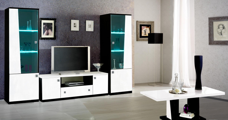 Modern living wall living room display case sideboard TV cabinet shelf walls wardrobe 3 pieces. new