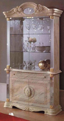 Luxury Shop Window Display Case Vitrines Glass Wardrobe Modern Style Wood Living room