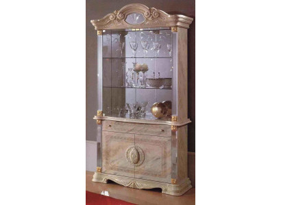 Luxury Shop Window Display Case Vitrines Glass Wardrobe Modern Style Wood Living room