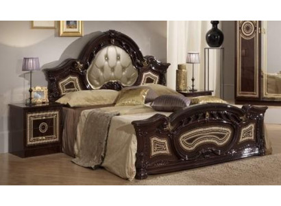 Chesterfield 3 pcs. Set Bed 2x Bedside table Beds Double Hotel Upholstery Console