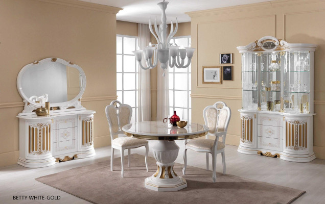 Classic Chest of drawers Sideboard with Mirror xxl Wardrobe Sideboard Italian Furniture