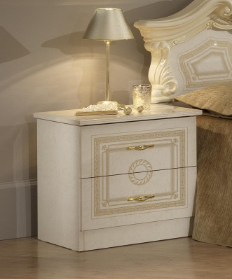 Bed 2x Bedside table 3 pcs. Bedroom Set Beds Furniture Chesterfield 160x200cm