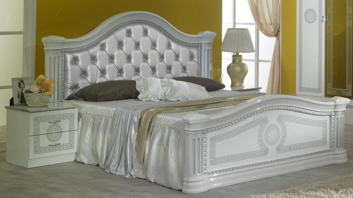 Designer Bed Bedroom Beds Chesterfield Textile Leather Hotel Luxury Upholstery