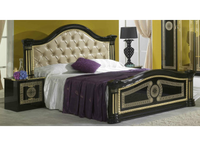 Chesterfield Bed Leather Bed Upholstered bed Bedroom Double Bed Beds 180x200cm