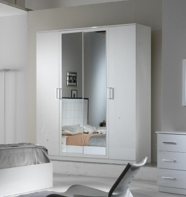 Luxury Clothes Wardrobe Designer High Gloss Clothes Cabinets Classic Cabinets