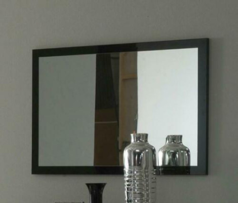 Mirror wooden frame Wall mirror Classic r Designer Mirror 90x60cm Wood xxl big