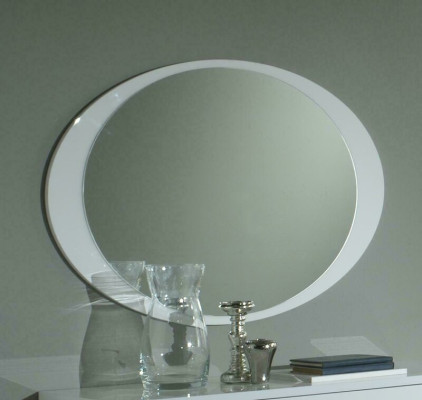 Classic r Mirror Luxury Console Bedroom Style Modern Oval Glass Mirror