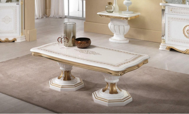 Luxury Living room Table Coffee table Design Tables Style Furniture Rectangular wooden table