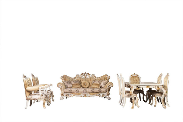 Classic sofa set 4 pieces. Set Baroque Rococo Luxury Furniture Couch Sofa