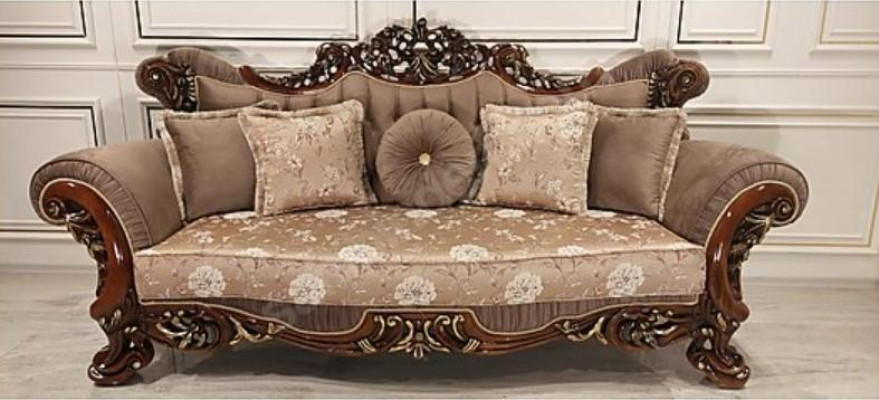 Classic Living room Sofa set Upholstery set velvet 5 pieces. Couch sofa