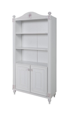 Bookcase Bookshelf Youth Room Wood Furniture Shelves White Shelf