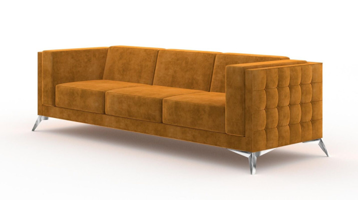 Big Couch Upholstery Sofa Textile Chesterfield Couches Fabric xxl Three Seater 3 Seater