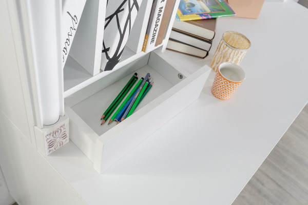 Desk Youth Children Room Wood Furniture Design White Table Country House