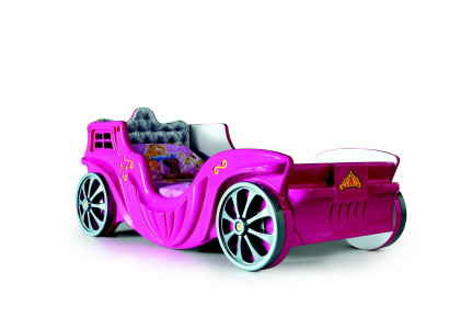 Bedroom Childrens bed Beds Children Room Girl Car Children's furniture Pink