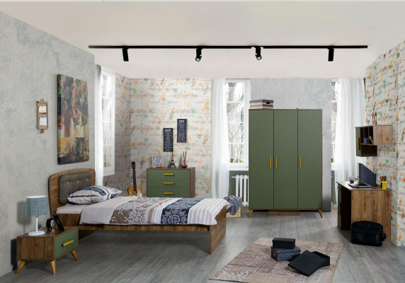 Childrens room Youth room Wardrobe Children's closet Wardrobe new