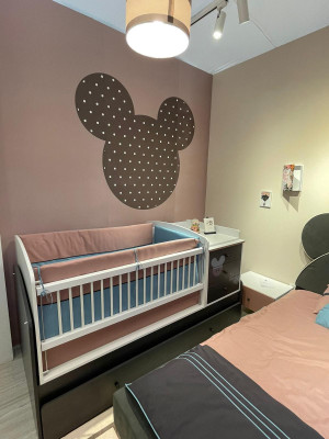 Childrens bed Childrens room Furniture Beds White Infant Baby bed Bed