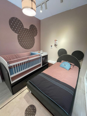 Childrens bed Childrens room Furniture Beds White Infant Baby bed Bed