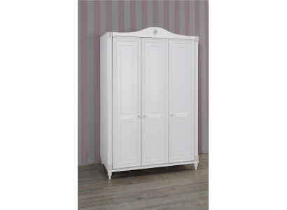Design Wardrobe Childrens room Wardrobe Furniture Wood White Luxury