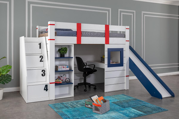 Bunk bed Double bunk bed Loft bed Furniture Bed Bunk Beds Childrens room
