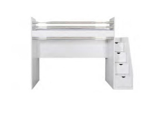 Bunk bed Childrens bed Youth room Wood Children Room White Bed new