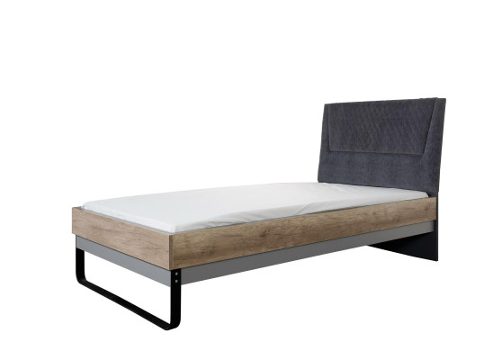 Modern youth room set Bed Bedside table Table Bedroom Wall shelf 6 pieces.