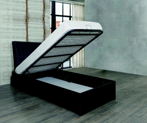 Modern youth room set Bed Bedside table Table Bedroom Wall shelf 6 pieces.